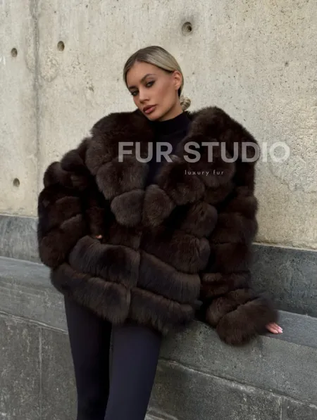 Шуба под соболь - фото 12
