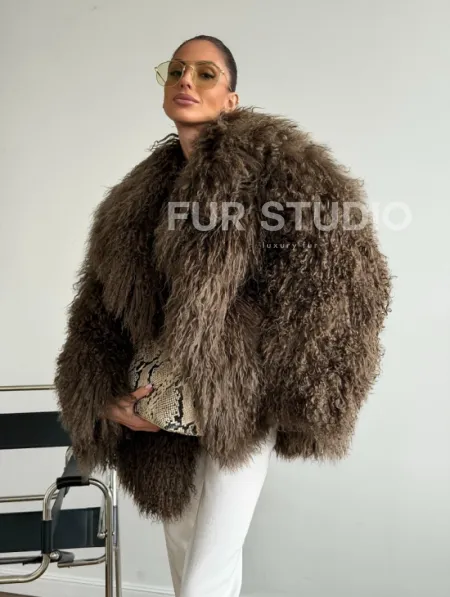 Шуба из лама - фото 12
