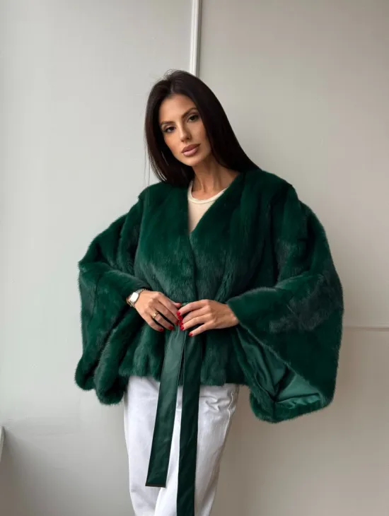 Полушубок из меха североамериканской норки - фасон 