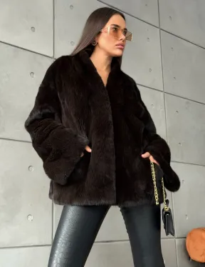 Полушубок норковый SAGA FURS - Winter 2026 - фото 6