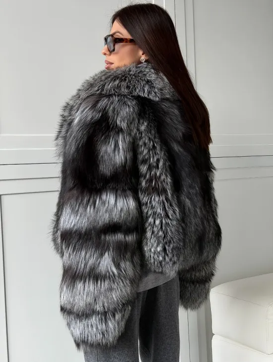 Женская шуба из чернобурки Winter Lover - фото 4