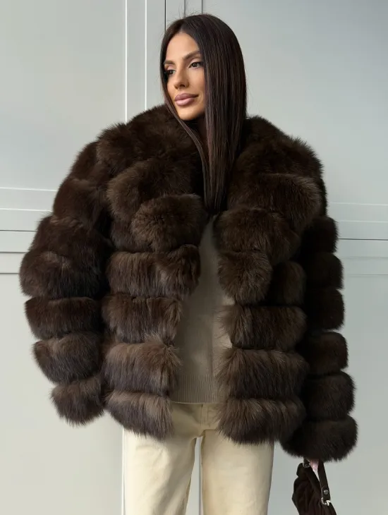 Полушубок из песца 