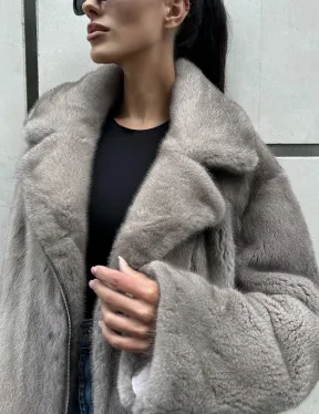 Шуба - косуха из меха норки - фото 2